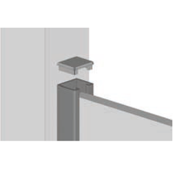 PROFIL-U HORIZEN 40X35X192MM RAL7016S (AVEC CACHE)
