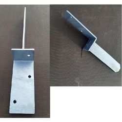 PLATINE EN L BEKAFIX RAL6005 VERT