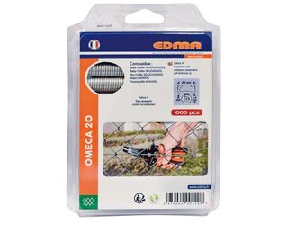 AGRAFES OMEGA 20 GALVA (1000PCS)