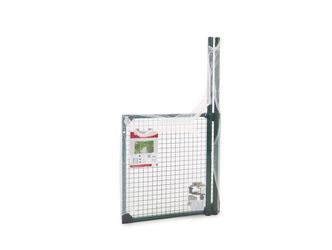 PORTE JARDIN DOUBLE FORTINET 125X115CM RAL6005