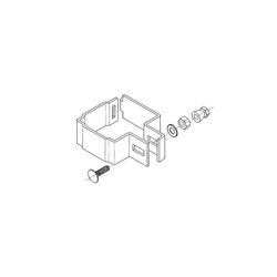 COLLIER POTEAUX D'EXTREMITES DECOFOR RAL9005 (6PC)