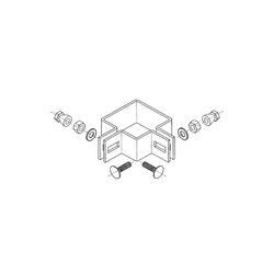 COLLIER POTEAUX DE COIN DECOFOR RAL9005 (6PC)