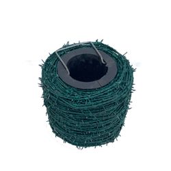 FIL BARBELÉ PLASTIFIÉ MOTTO L=250M VERT
