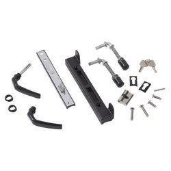 SERRURE PORTE JARDIN DOUBLE DS RAL7016 ANTHRACITE
