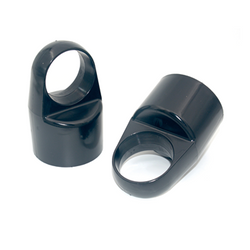TETE SUPPORT DE LISSE Ø60X42MM NYLON NOIR