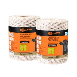 FIL SYNTHETIQUE VIDOFLEX 9 L=200M BLANC PAQUET DUO