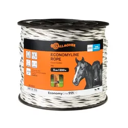 CORDON ELECTRIFIE ECONOMYLINE Ø5MM L=200M BLANC