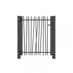 PORTAIL SIMPLE CREAZEN 120X200CM RAL7016