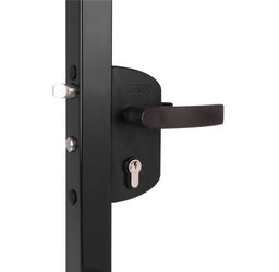 KIT SERRURE PORTAIL SIMPLE DS RAL7016 ANTHRACITE