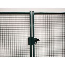 PORTE DE JARDIN DOUBLE DS 400X200CM RAL6005