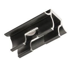 CLIPS DEMONTABLES ALU NOIRS + VIS INOX (10PCS)