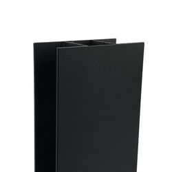 H-FENCEPOST Ø42MM L=2750MM RAL9005STR NOIR