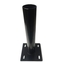 PLATINE POUR POTEAU ROND Ø60MM RAL9005