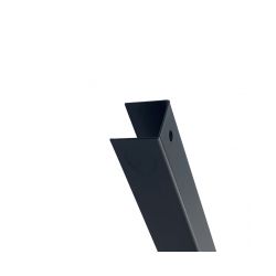 PROFIL DE FIN H-GLP EP 34X37X34X2000MM RAL9005