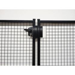 PORTE DE JARDIN DOUBLE DS 400X200CM RAL9005