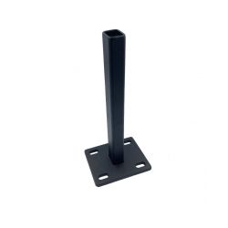 PLATINE POUR POTEAU EN H RAL7016ST ANTHRACITE