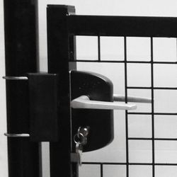 VANTAIL PORTE JARDIN DS 200X100CM RAL9005 NOIR