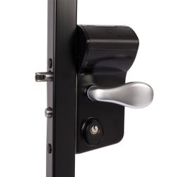 SERRURE A CODE MECANIQUE VINCI RAL9005/ARGENT