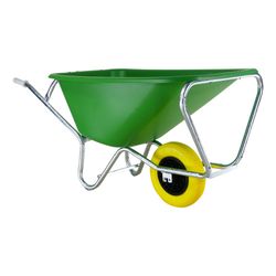 BROUETTE BAC PVC 160L - 1 ROUE FLAT