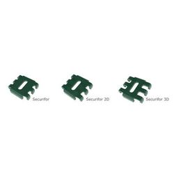 FIXATION SECURIFOR 2D RAL6005 VERT (50PCS)