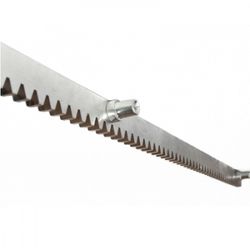 CRÉMAILLÈRE M4 30X8X1000MM ZINGUÉE AVEC FIXATION