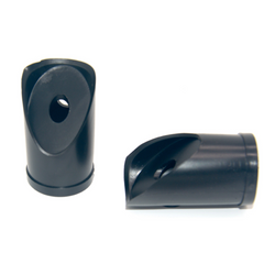 CAPUCHON JAMBE DE FORCE Ø48MM RAL9005 NOIR