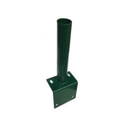 PLATINE POUR MUR DE SOUTIENNEMENT Ø48MM RAL9005