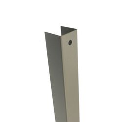 PROFIL DE FIN H-FENCEPOST 34X37X34X2000MM RAL7039