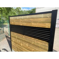 H-FENCEBLIND LAMELLE 200X40CM RAL9005 NOIR