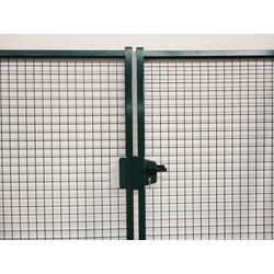 PORTE DE JARDIN DOUBLE DS 200X100CM RAL6005