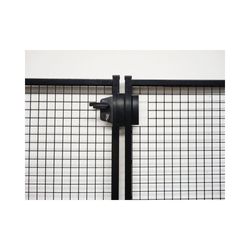 PORTE DE JARDIN DOUBLE DS 260X180CM RAL9005