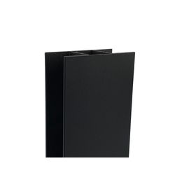 H-FENCEPOST Ø42MM L=2550MM RAL9005STR NOIR