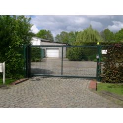 PORTAIL COULISSANT SUR RAIL NANTES 450X150CM