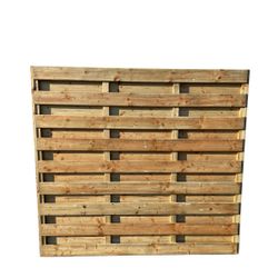 PALISSADE HORIZONTALE 2 LATTES INTERMED. 200X180CM