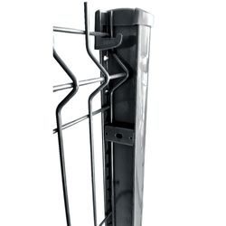 POTOFIX POTEAU H=2150MM RAL7016 ANTHRACITE