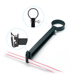 AFSTANDISOLATOR VOOR KOORD OF LINT - Ø48MM PALEN