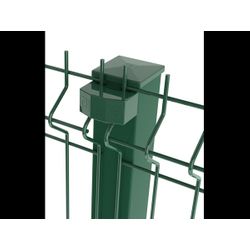 BEVESTIGINGSKLEM 2D/3D SUPER RAL9005 ZWART (50ST)