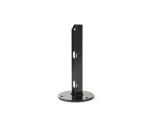 SET VOETSTUKKEN VOOR POORTPALEN Ø60MM ZWART (2ST)
