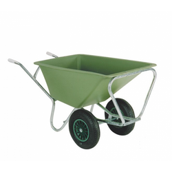 KRUIWAGEN PVC BAK 160L 2 WIELEN