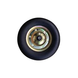 KRUIWAGEN WIEL VOLRUBBER ZWART