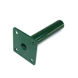 VOETPLAAT VOOR RONDE PAAL Ø60MM RAL6005 GROEN