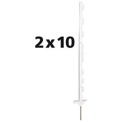 KUNSTSTOFPAAL L=1M WIT (20ST)