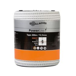 POWERLINE SCHRIKLINT 12.5MM L=200M WIT