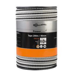 POWERLINE SCHRIKLINT 40MM L=200M WIT