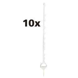 STIJGBEUGELPAAL L=155CM WIT (10ST)