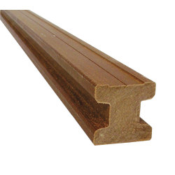 SILVADEC ONDERPROFIEL 50X50MM L=4M BRUIN