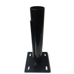 VOETPLAAT VOOR VIERKANTE PAAL 60X60MM RAL9005