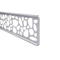 MINERAAL DECOR ALU LICHTGR. GEBORSTELD 300X1783MM