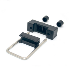 EINDKLEM VOOR PAAL Ø48MM RAL9005 ZWART