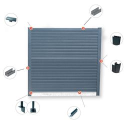 PROMIFENCE TUINOMHEINING 35X2000X1000MM RAL7016